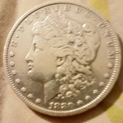 1880 O SILVER EAGLE DOLLAR 1$ GRADED BY PCGS