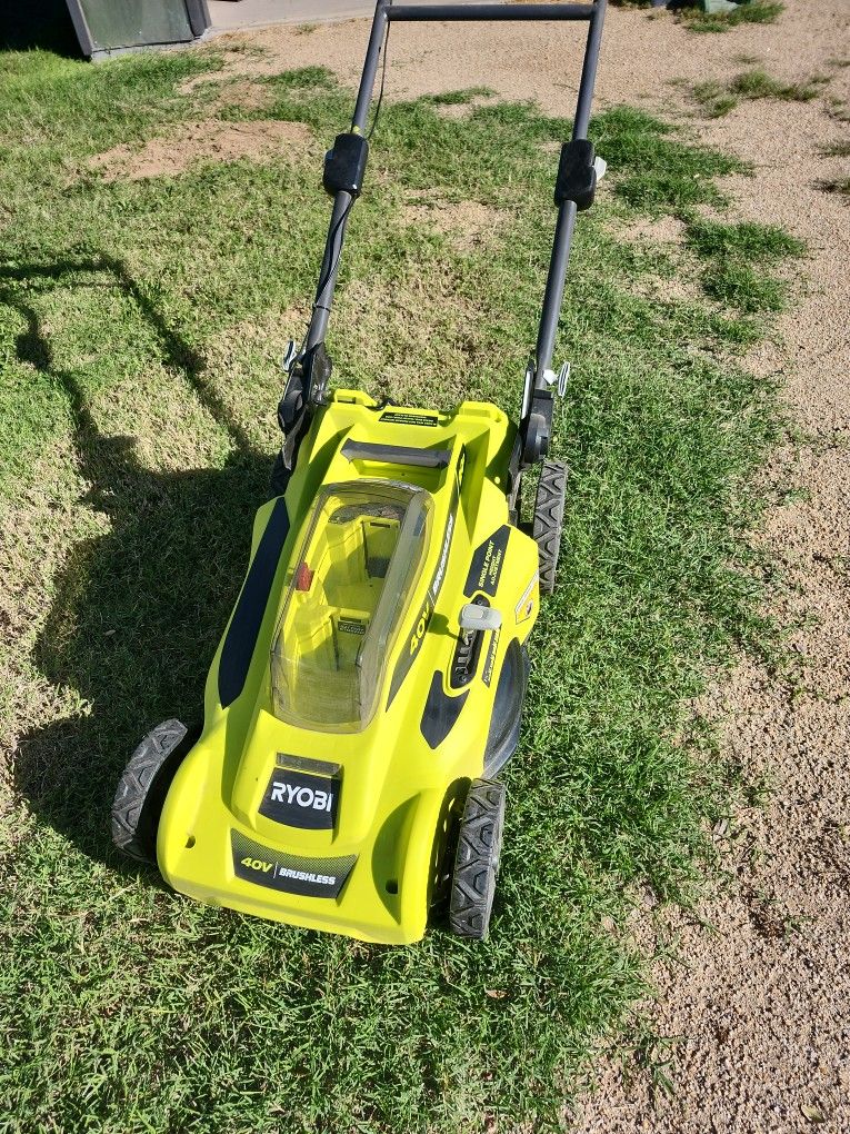 Ryobi 40 V 20 inch brushless lawn mower