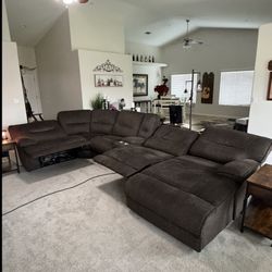 Electric Sectional Reclining Couch 