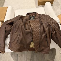 Motorcycle Jacket Leather With Pads