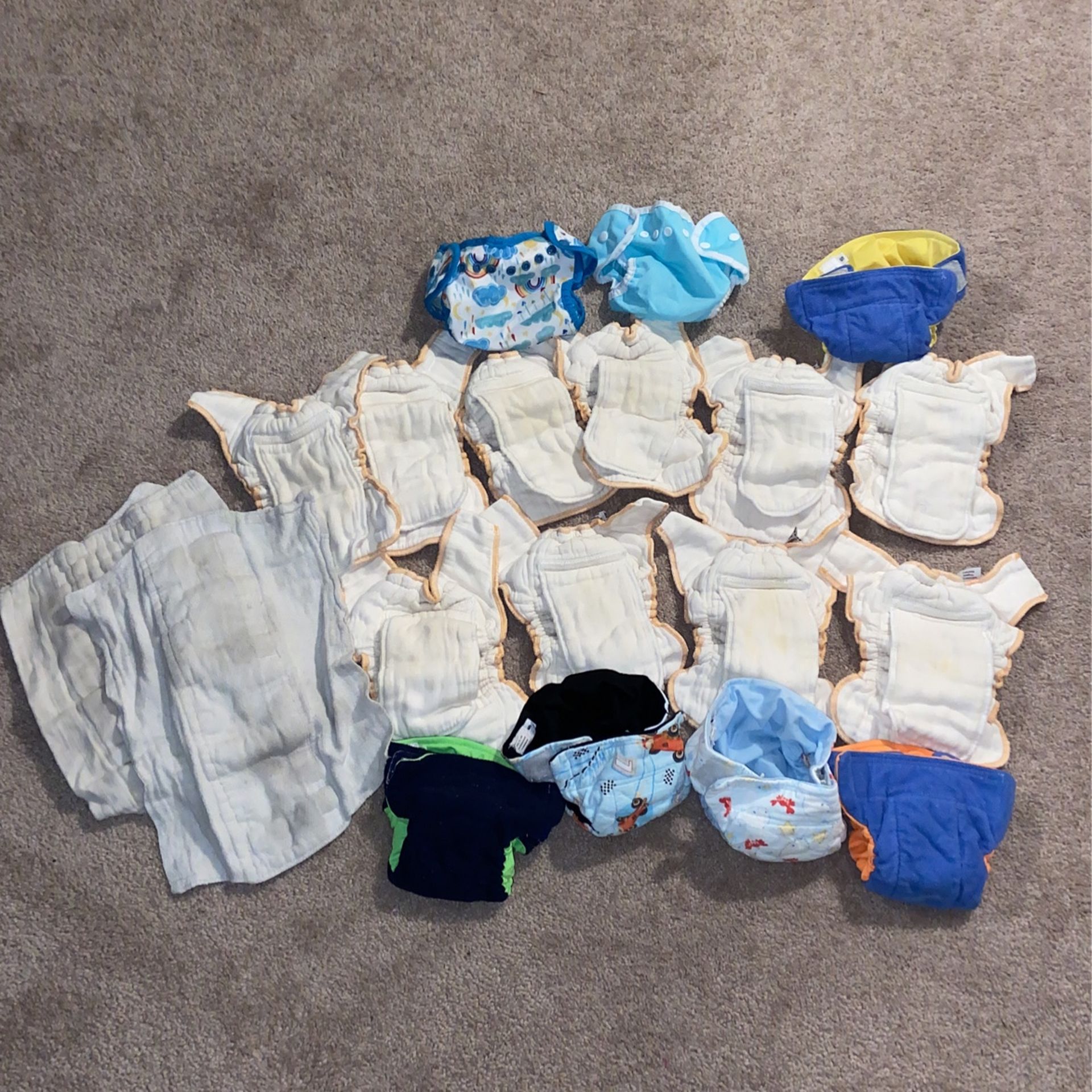 17 Cloth Diapers 