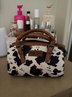 Wrangler cow print purse
