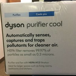 
Dyson - Purifier Cool - TP07 - Smart Air Purifier and Fan - White/Silver