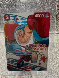 Round1 One Piece Franky Round One Promo Card