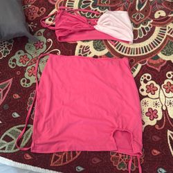 Pink 2 Piece 