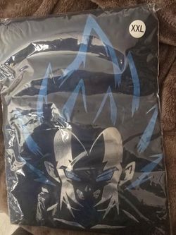 Metallic Blue Dragon Ball Z Tshirt 2xl