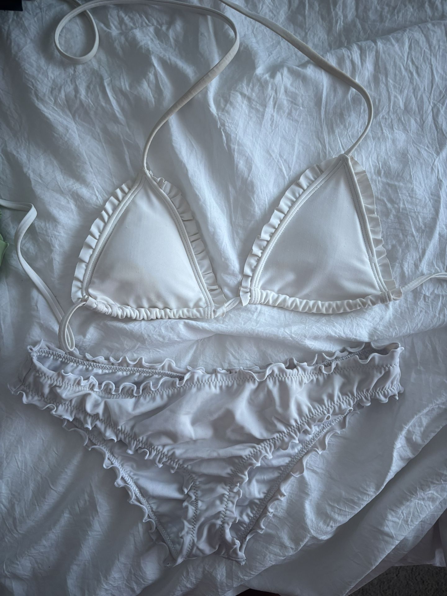 white bikini