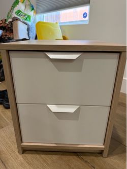 Two drawer nightstand