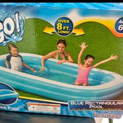 New Kids Pool Blue Rectangular Bestway H2OGO-Blue! Never used Still in the box (Cash & Pick Up Only)