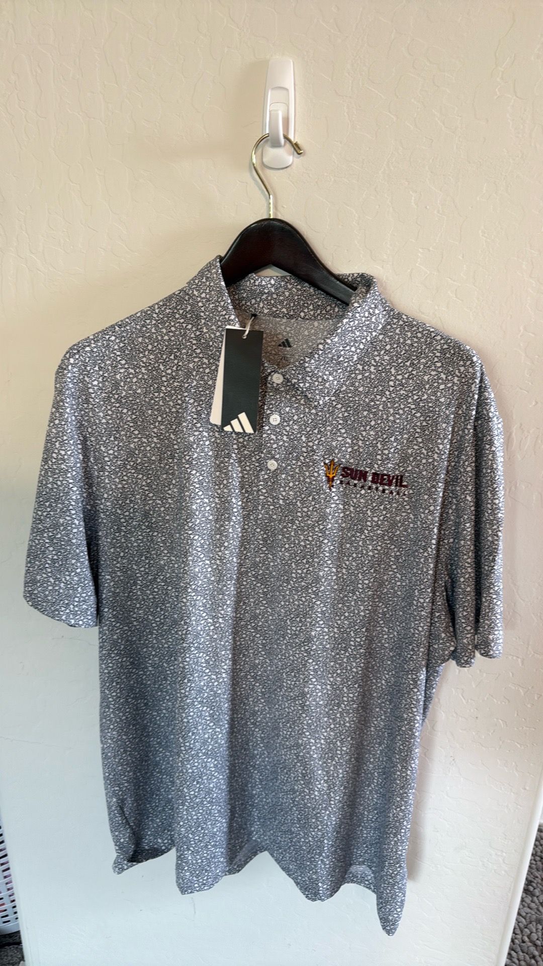 Limited Addition ASU Men’s Adidas Polo-New with Tags