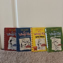 Diary Of A Wimpy Kid Books 1-4