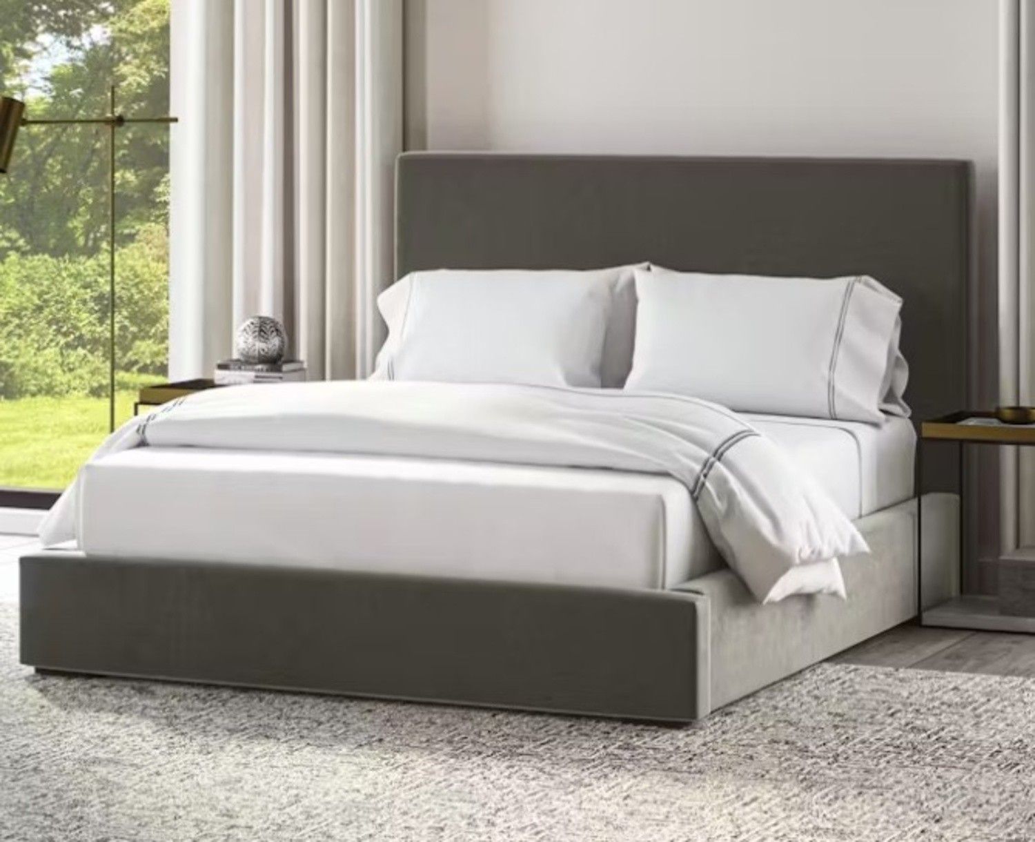 NEW IN BOX! Saatva Halle King Bed Frame - Delivery Available