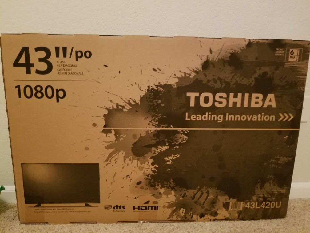 Brand New Toshiba TV 42in 1080p