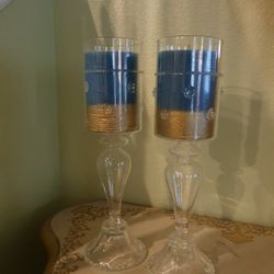 Candle Holder With Candle (Hobby Lobby)