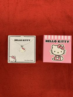 Hello Kitty Fine Silver Plated Necklace