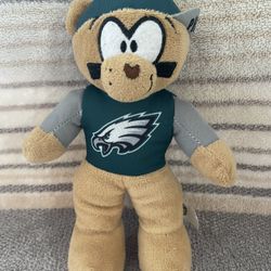 Philadelphia Eagles Plush Teddy Bear Good Stuff NFL Football 14 Inch