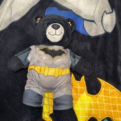 Build a bear BAB DC Comics Batman black plush