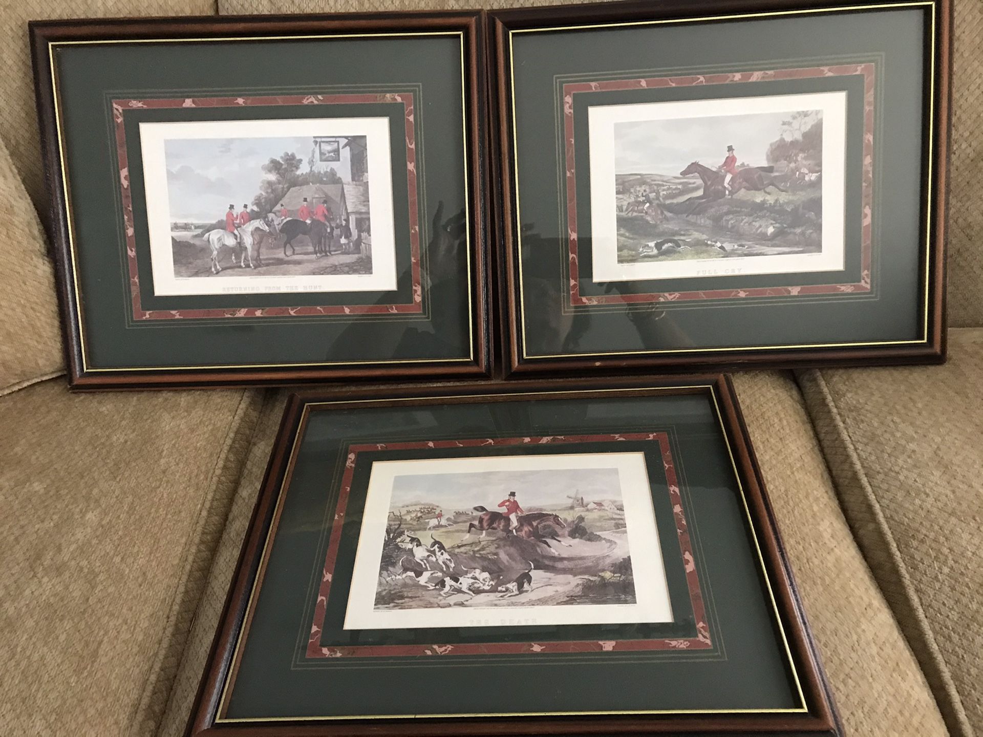 Collector Equestrian Fox Hunt Pictures William J Shayer