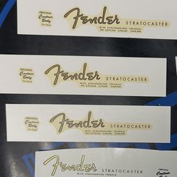 Fender And Gibson Decals From Closed Repair Shop (35) all pictured $12 each
