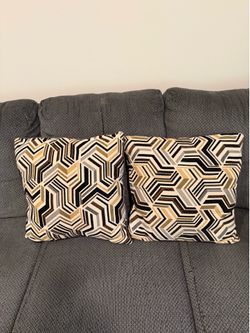 Decorative soft pillows- set of 2