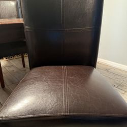 China Cabinet, Dining Room Table, And Chairs 