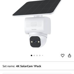 blurams 4K Ultra HD Security Cameras Wireless Outdoor, Outdoor Camera w/5W Solar Powered, AOV 24/7 Recording with SD, AI Motion Tracking, 2.4/5GHz WiF