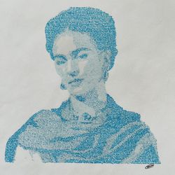 Frida Kahlo Art word