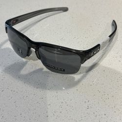 Oakley Silver Edge Grey Smoke Sunglasses 