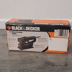 Sander Tools. Black And Decker 1/3 Sheet Finishing Sander. Used Few Times.