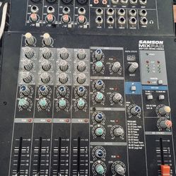 Samson MixPad MXP124FX Compact 12-Input Analog Mixer with FX & USB