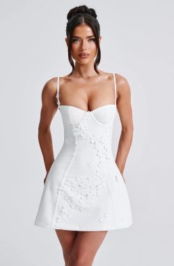 BabyBoo Dalary Mini Dress- Ivory, XS