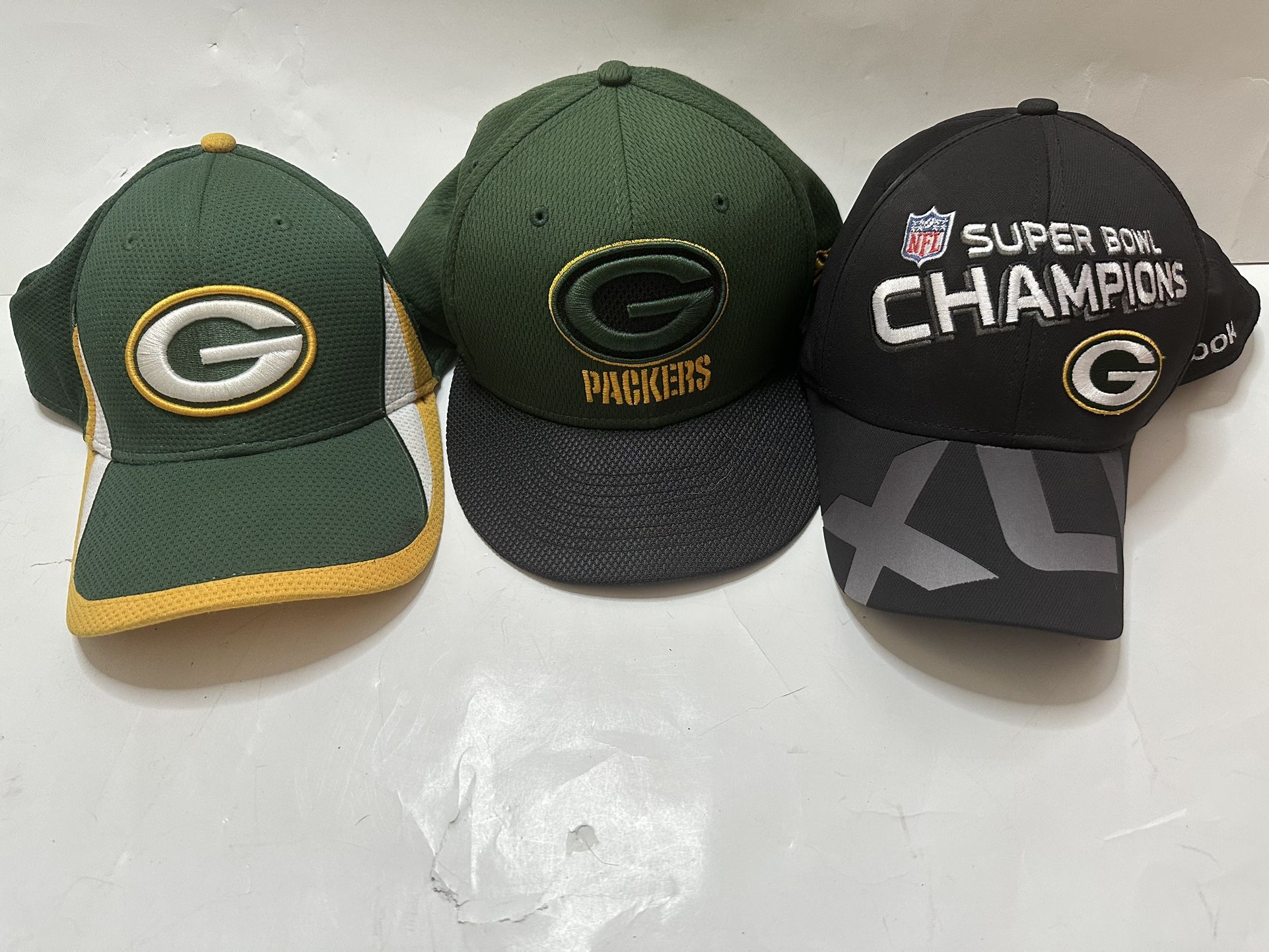 Used Green Bay Packers Hats $25-$28