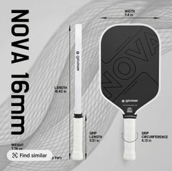 CYCLOTRON NOVA Pickleball Paddle, 3-Layer T700 Carbon Fiber