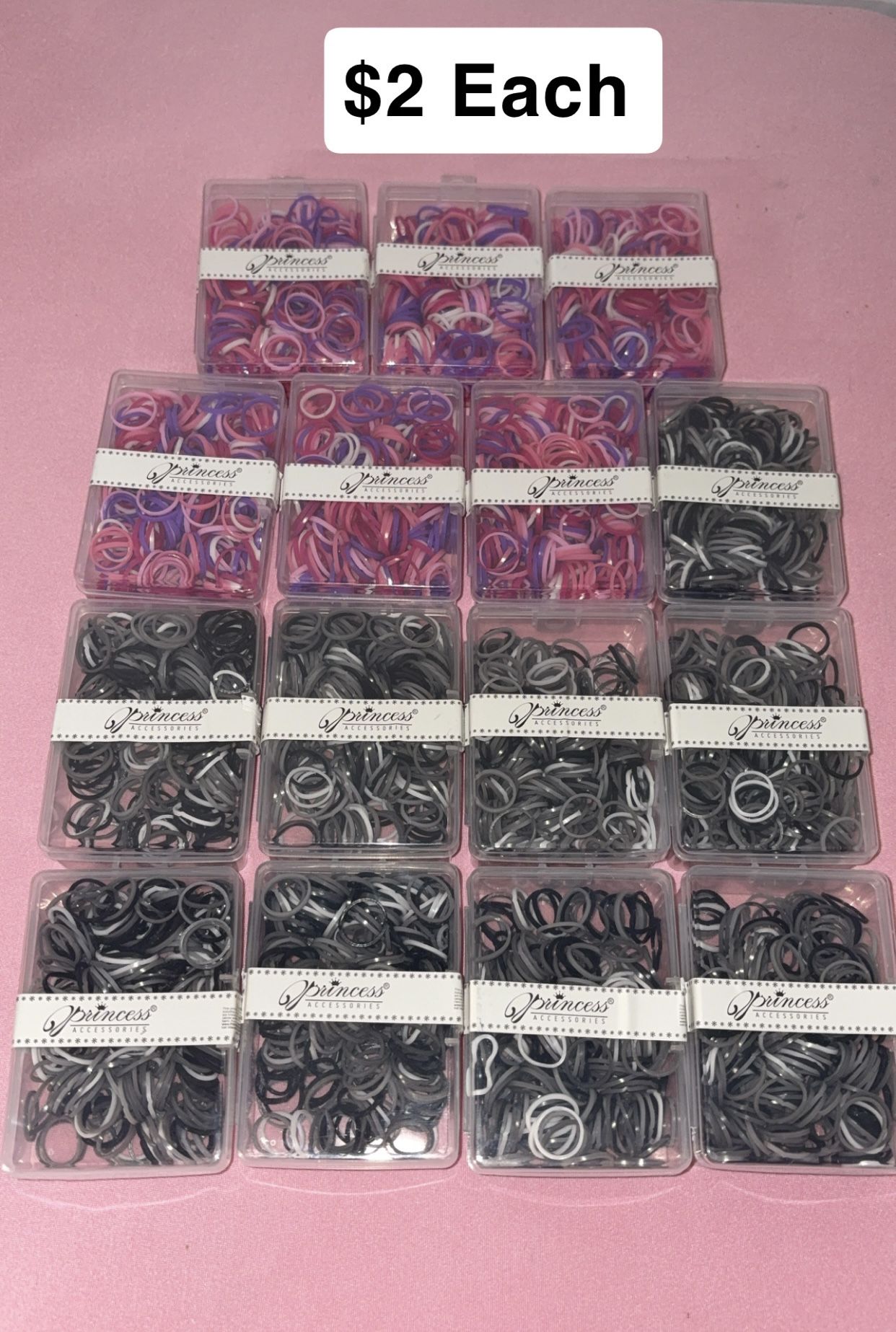 Rubber Hair Ties $2 Each 