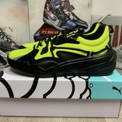 Puma RS-Dreamer J Cole Lime Green Basketball Shoes Size 8.5 US