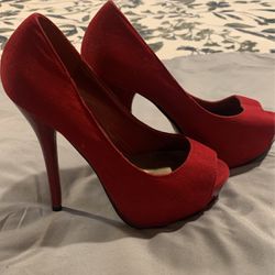 Hot & Sexy, Red, Size 7 Heels