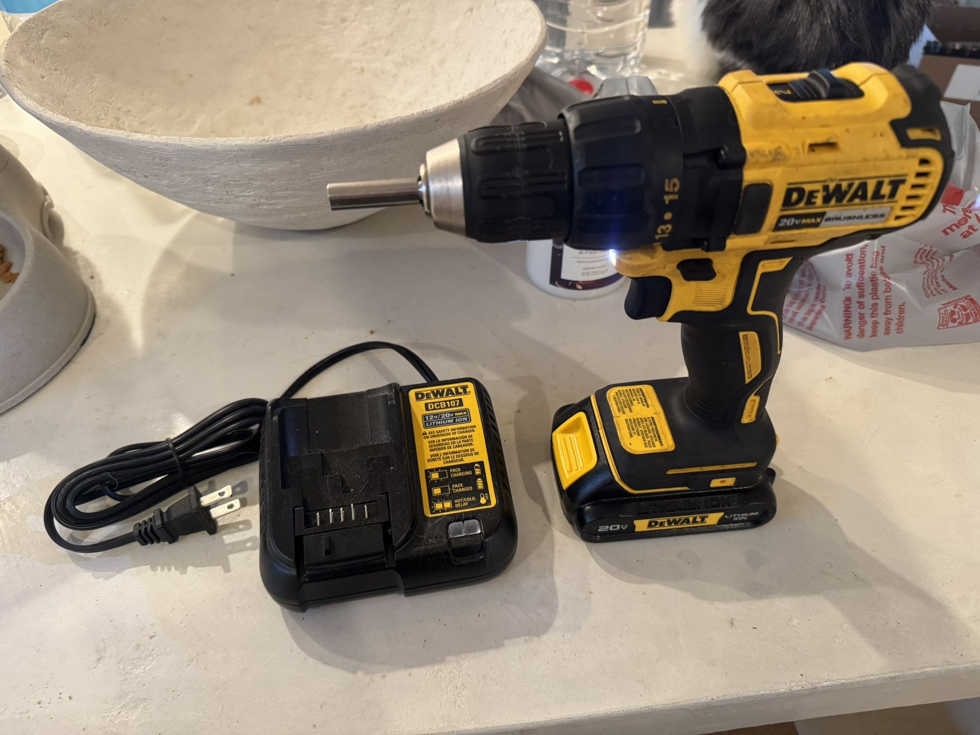 Dewalt Drill w/ Battery and Battery Charger