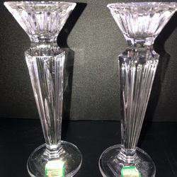 Crystal Candlestick Holders