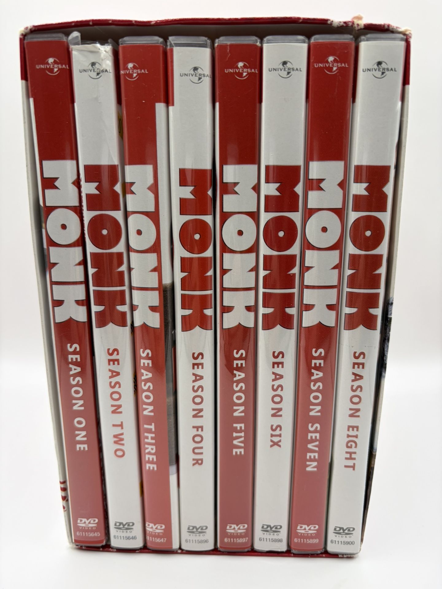 Monk: The Complete Series (DVD, 2016, 32-Disc Set) Complete Set Seasons 1-8