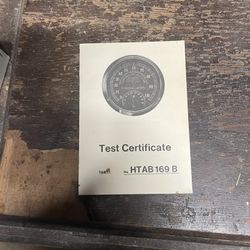 Antique Brass hygrometer 