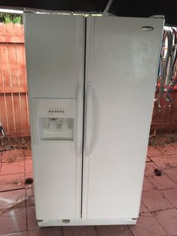 WHIRLPOOL FRIDGE WHITE 36" Works Perfect CLEAN