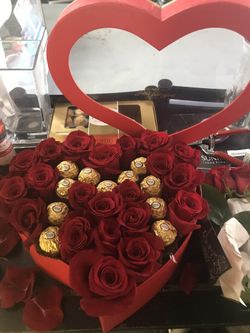 Roses and chocolates