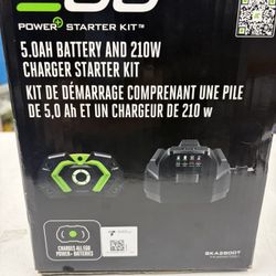 EGO 5.0AH BATTERY AND 210W CHARGER STARTER KIT