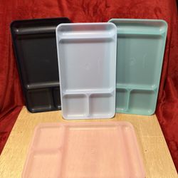 Tupperware Impressions Dining Tray Set of Four