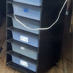 6 Slot PVC Snake/Reptile Rack