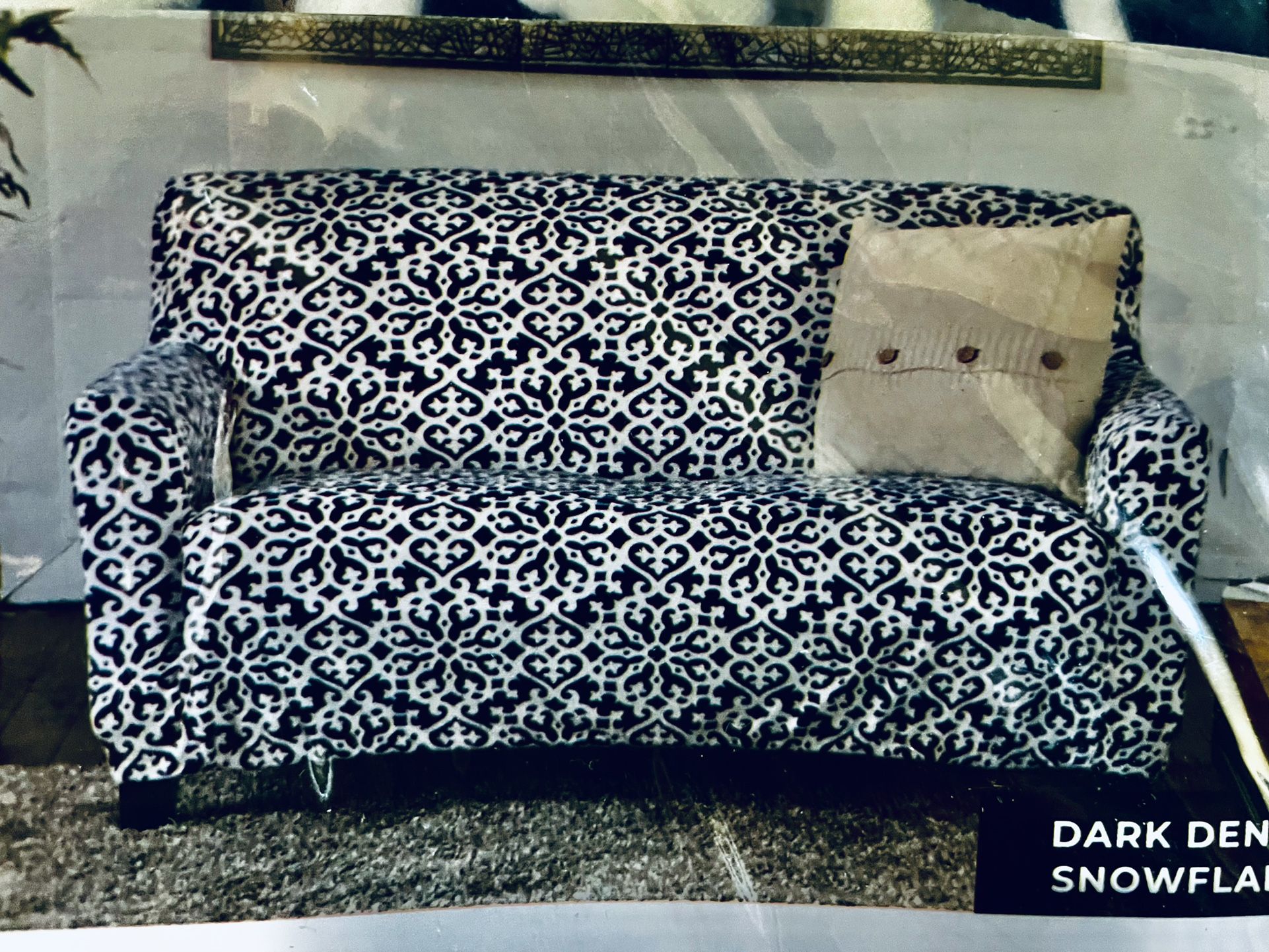 Brand New Velvet Love Seat Couch Cover
