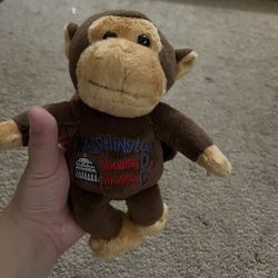 Washington DC stuffed animal monkey 