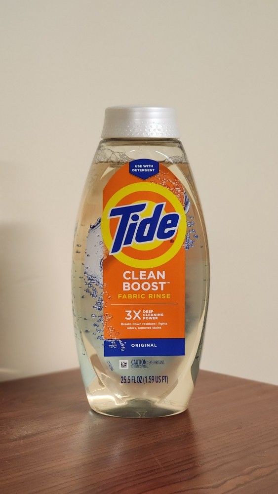 Tide Clean Boost Fabric Softener Rinse – Original Scent, 25.5 fl oz