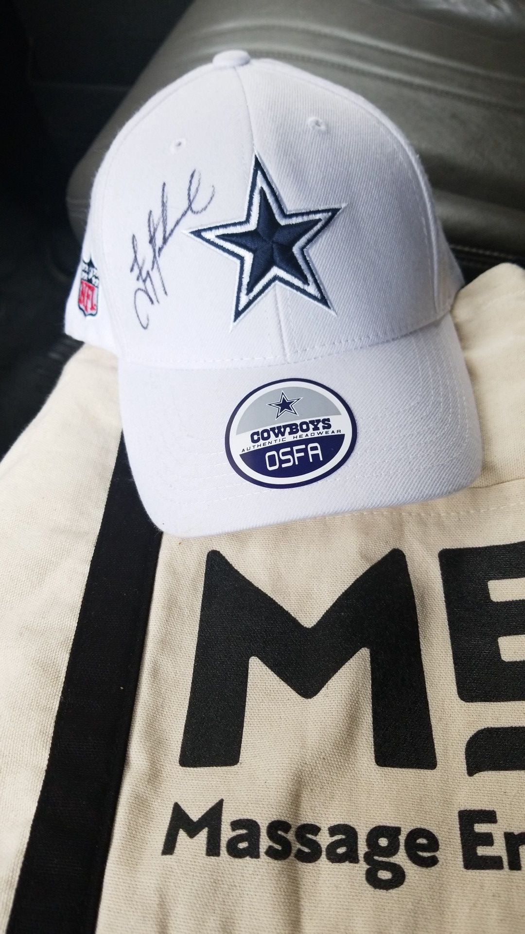 Troy Aikman autograph baseball cap