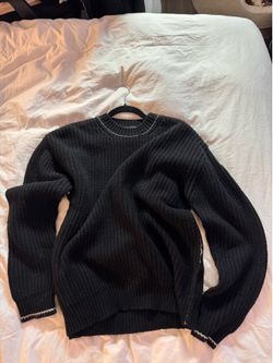 Men knitted crewneck